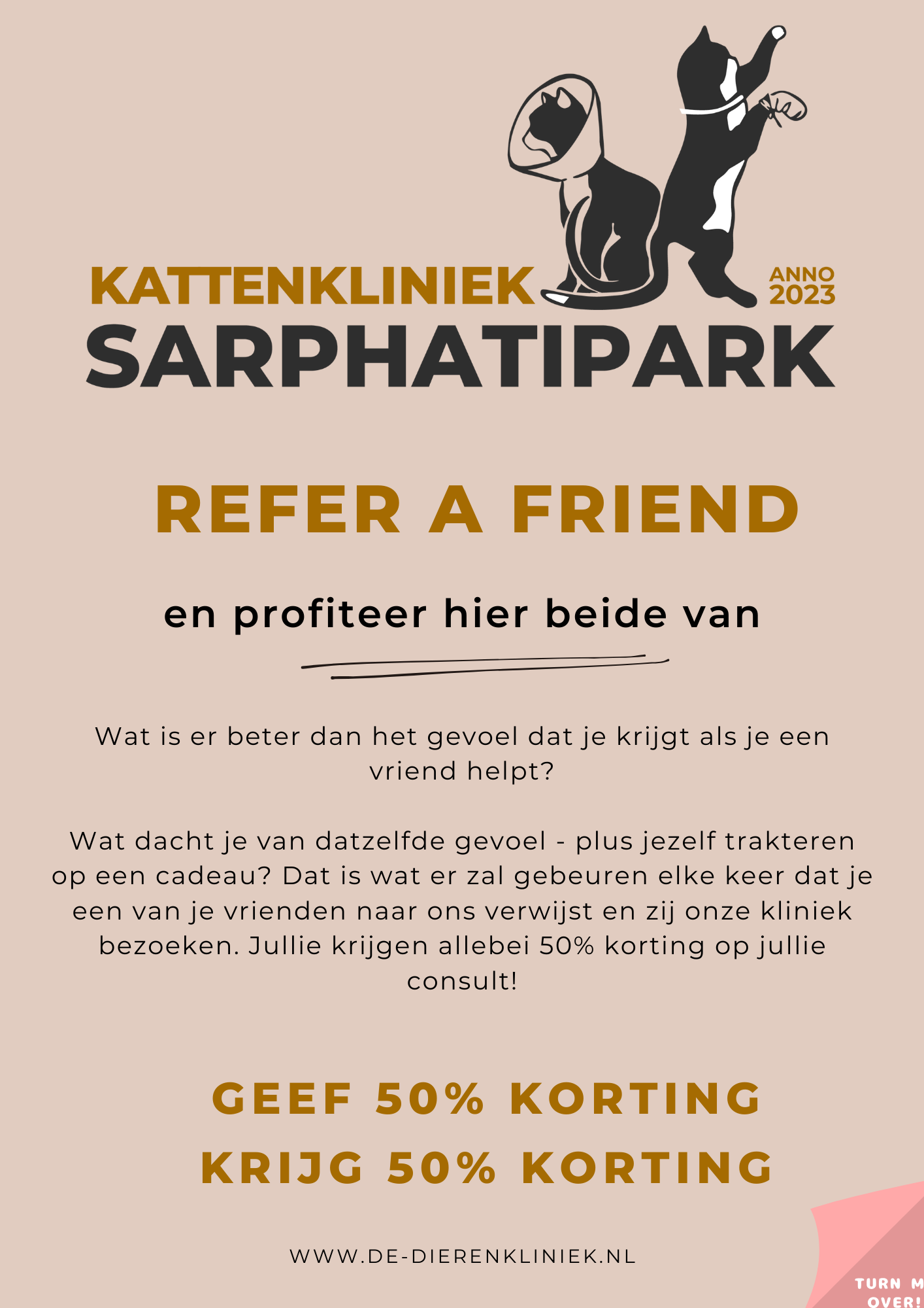 Refer a Friend Campagne – Kattenkliniek Sarphatipark