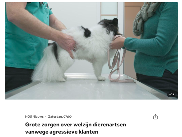 Grote zorgen over welzijn dierenartsen | NOS