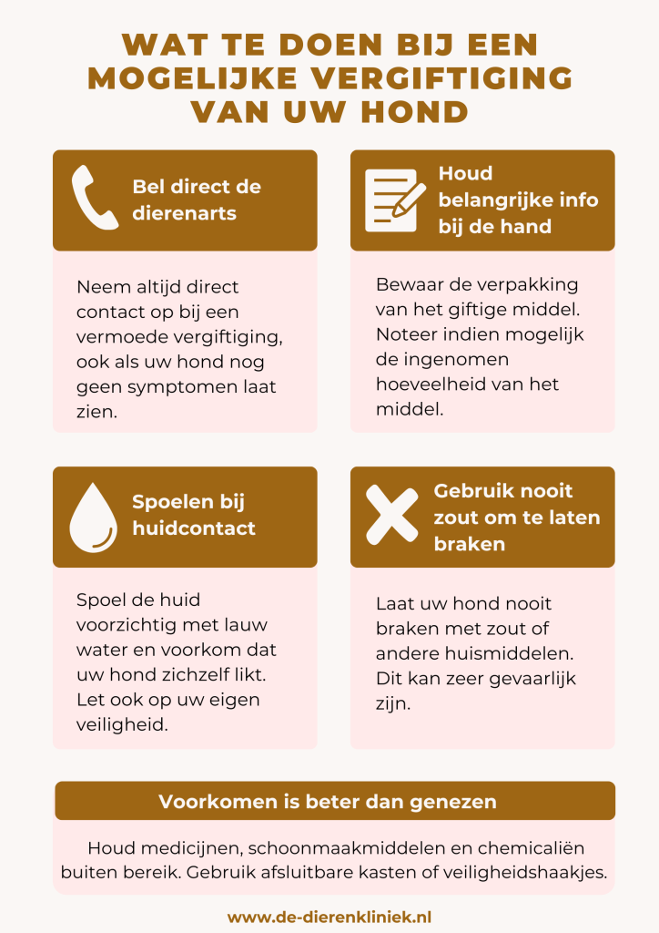 Wat te doen als u vermoed dat uw hond vergiftigd is?